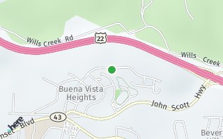 Map of 734 Buena Vista Blvd, Steubenville, OH 43952, USA