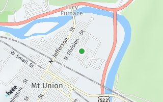 Map of 502 Shaver Street N, Mount Union, PA 17066, USA
