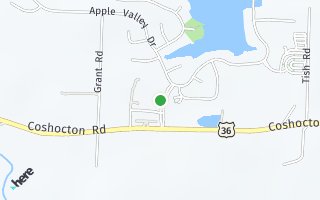 Map of 15 Apple Valley Boulevard, Howard, OH 43028, USA