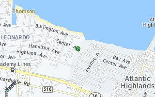 Map of 3 Center Ave, Leonardo, NJ 07737, USA