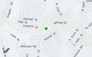 Map of 106 S 12th Street #1, Weirton, WV 26062, USA