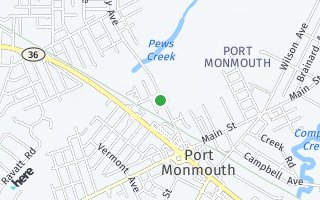 Map of 639 Bray Ave, Port Monmouth, NJ 07758, USA