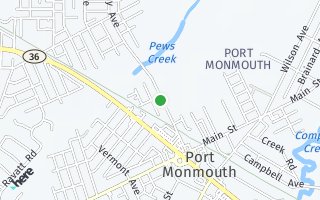 Map of 641 Bray Ave, Port Monmouth, NJ 07758, USA