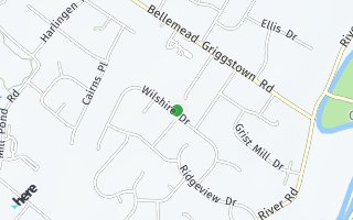 Map of 87 Wilshire Drive, Belle Mead, NJ 08502, USA