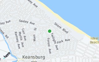 Map of 83 Twilight Ave, Keansburg, NJ 07734, USA