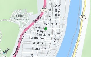 Map of 911 1/2 Main Street, Toronto, OH 43964, USA