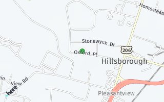 Map of 42 Oxford Place, Hillsborough, NJ 08844, USA