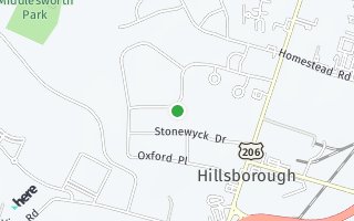 Map of 43 Pierson Drive, Hillsborough, NJ 08844, USA