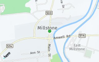 Map of 1342 Main Street, Millstone, NJ 08844, USA