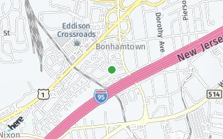 Map of 1212 Edison Glen Terrace, Edison, NJ 08837, USA