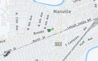 Map of 221 Brooks Blvd., Manville, NJ 08835, USA