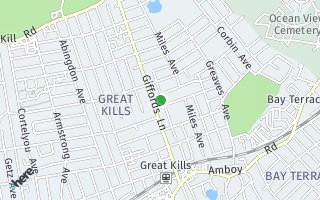 Map of 193 Giffords Lane, Staten Island, NY 10308, USA