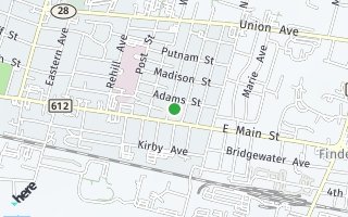 Map of 26 N CLARK AVE, SOMERVILLE, NJ 08876, USA