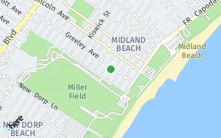 Map of 586 Greeley Ave., Staten Island, NY 10306, USA