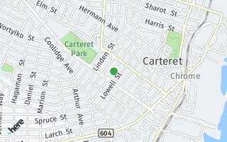 Map of 73 Longfellow Street, Carteret, NJ 07008, USA