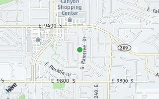 Map of 9565 S Carriage Chase Ln E, Sandy, UT 84092, USA
