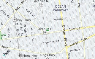 Map of 1642 E. 2nd St., Brooklyn, NY 11230, USA