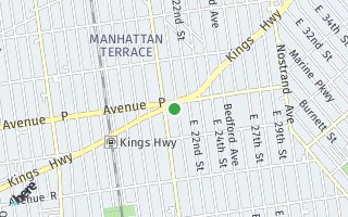 Map of 2020 Kings Highway, Brooklyn, NY 11229, USA