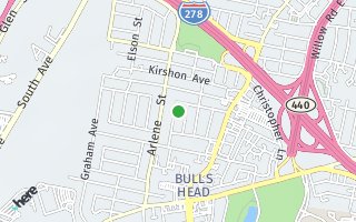 Map of 286 Hillman Ave, Staten Island, NY 10314, USA