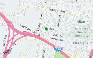 Map of 490 Lisk Ave, Staten Island, NY 10303, USA