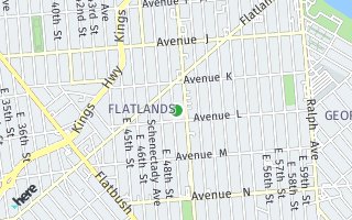 Map of 1505 East 49th Street, Brooklyn, NY 11234, USA