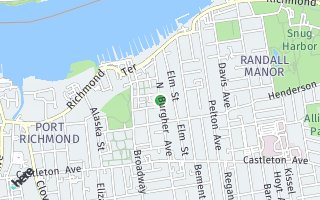 Map of 109 N Burgher Ave, Staten Island, NY 10310, USA