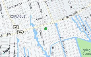 Map of 113 West Alhambra Avenue, Lindenhurst, NY 11757, USA