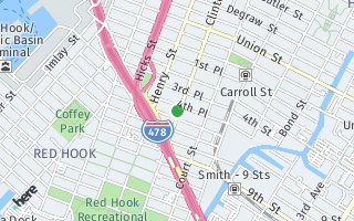 Map of 46 4th Place, Brooklyn, NY 11231, USA