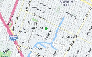 Map of 322 Carroll Street, brooklyn, NY 11231, USA