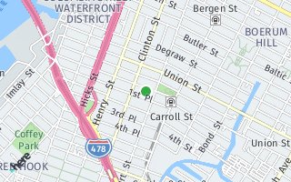 Map of 214 Carroll Street, Brooklyn, NY 11231, USA