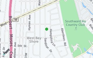 Map of 953 Gardiner Drive, Bay Shore, NY 11706, USA