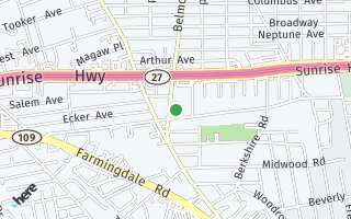Map of 45 Belmont Ave, West Babylon, NY 11704, USA