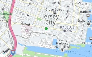 Map of 245 Grand st 2710, Jersey City, NJ 07302, USA