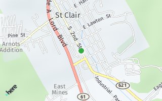 Map of 243-B N. 2nd Street, Saint Clair, PA 17970, USA
