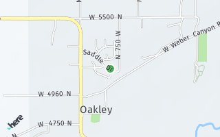 Map of 814 W Saddle Dr, Oakley, UT 84055, USA