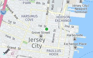 Map of 354 Marin Blvd 0708, Jersey City, NJ 07302, USA