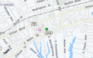Map of 13 Fordham Place, Bay Shore, NY 11706, USA