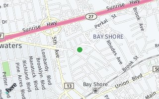 Map of 47 Howells Road, Bay Shore, NY 11706, USA