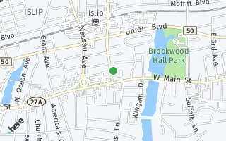 Map of 1 Sutton Place, Islip, NY 11751, USA