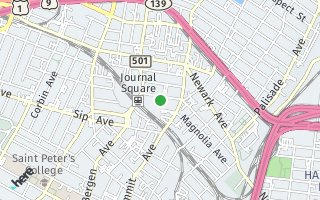 Map of 621 Pavonia ave 1416, Jersey City, NJ 07306, USA