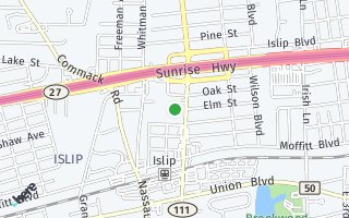 Map of 5 W Elm Street, Islip, NY 11751, USA