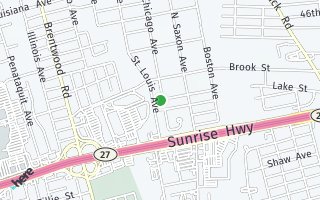 Map of 1278 Chicago Avenue, Bay Shore, NY 11706, USA