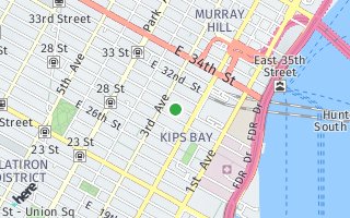 Map of 220 East 30th Street Professional Space, New York, NY 10016, USA