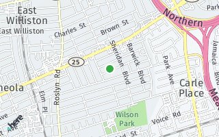 Map of 154 Clemens Rd, Mineola, NY 11501, USA