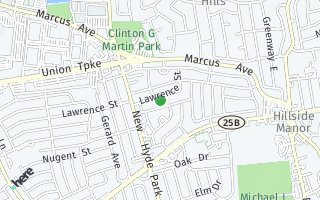 Map of 120 Lawrence Street, New Hyde Park, NY 11040, USA
