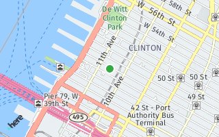 Map of 540 West 47th Street, New York, NY 10033, USA