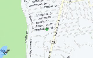 Map of 42 W Breston Drive, Shirley, NY 11967, USA