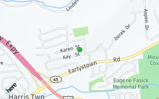 Map of 1134 Karen Street, Boalsburg, PA 16827, USA