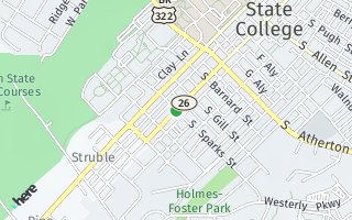 Map of W. Beaver Avenue, State College, PA 16801, USA