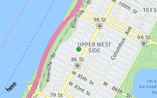 Map of 600 West End Avenue 9FG, Manhattan, NY 10025, USA